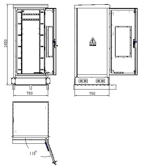 Outdoor Cabinet Integrated Power Supply Cabinet 48V Outdoor Communication Power Cabinet System Telecom